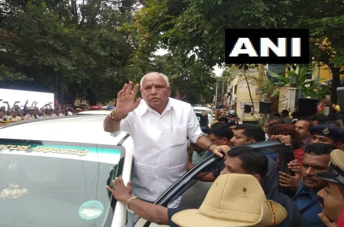 karnataka new cm yeddyurappa oath ceremony at Bangalore  raj bhavan for today now