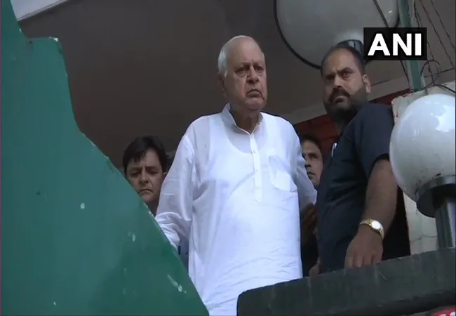 kashmir nationalist party leader farooq abdullah called press meet union government decision jammu against