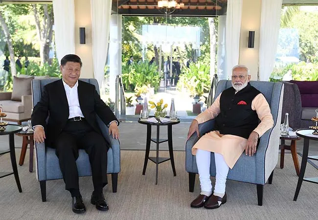 india pm and china president xi jin ping meet at chennai informal meet 