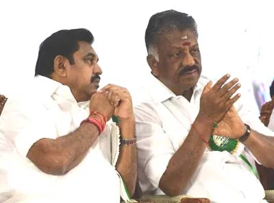 o panneerselvam and edappadi palanisamy