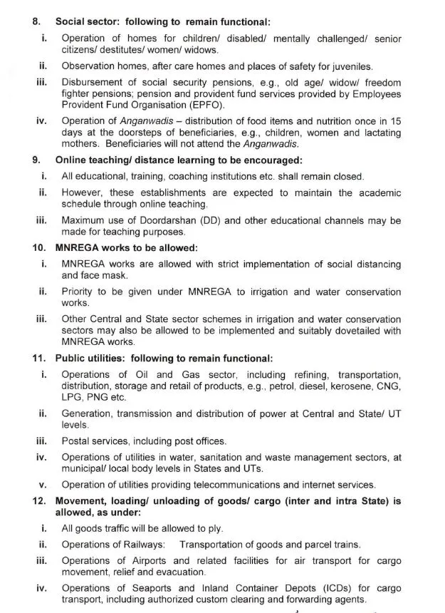 CORONAVIRUS PREVENTION CURFEW GUIDELINES RELEASED MOH 