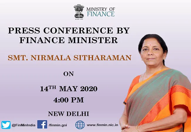union finance minister nirmala sitharaman again called press meeting 