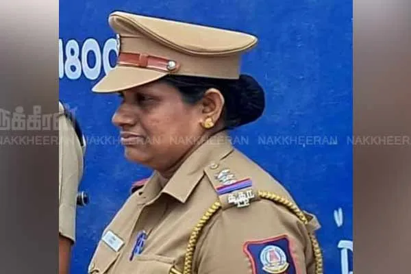 sp Vandita Pandey paid last respects to woman Inspector who passed away near Pudukottai