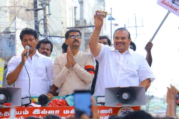 Vote Durai Vaiko to be the voice of workers says Anbil Mahesh