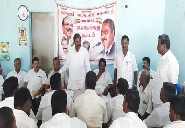 vellore vaniyambadi pmk jk mani meet palar river
