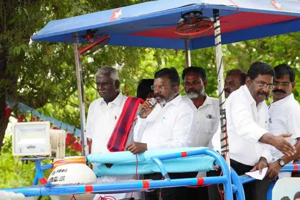 Thirumavalavan alleges BJP govt is trying to intimidate the Income Tax Department  