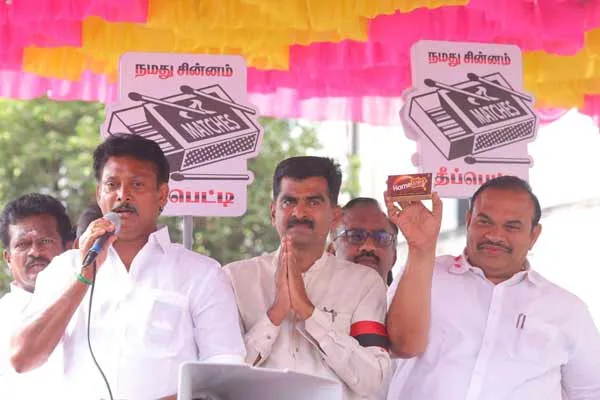 Vote for Durai Vaiko to form India coalition government at center says Anbil Mahesh
