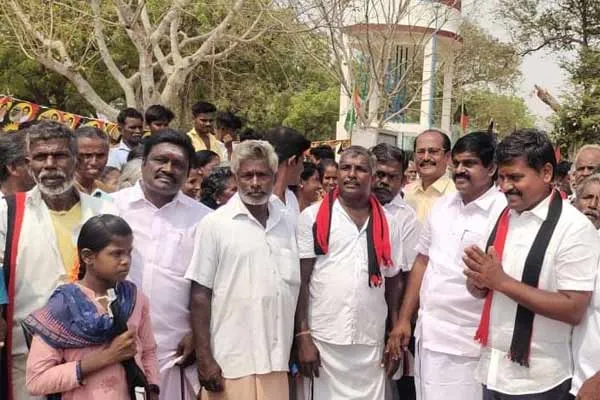 Arun Nehru campaigned hard in Karur