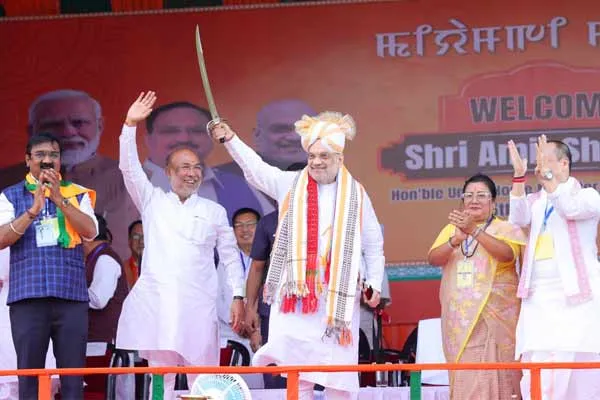 Opposition to Amit Shah who went to Manipur to campaign after 11 months