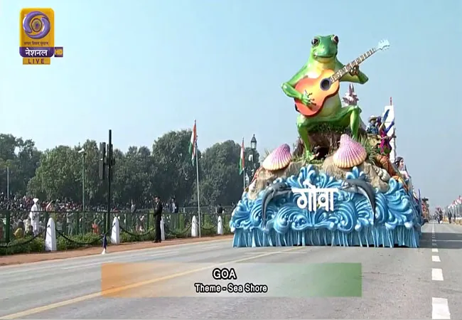 71TH REPUBLIC DAY CELEBRATION IN DELHI AT RAJ PATH PARADE TAMILNADU CULTURAL 