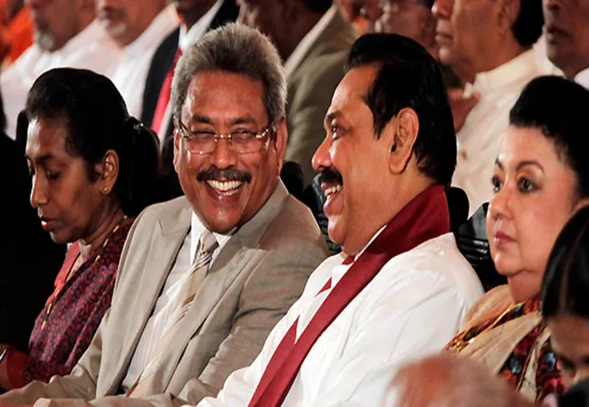 SRILANKA FORMER PRESIDENT RAJAPAKSA PARTY ANNOUNCED PRESIDENT CANDIDATE KOTABHAYA RAJAPAKSHE