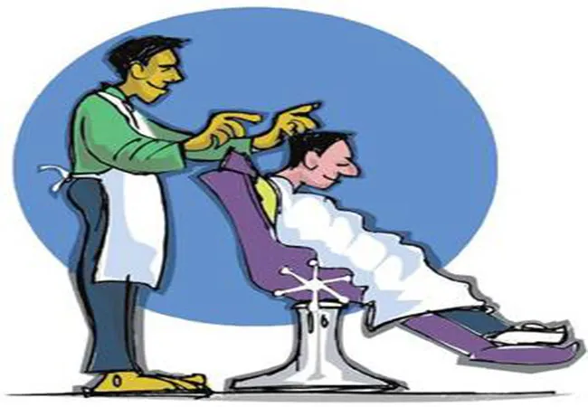 FIRST HAIR CUT AFTER  Massage on the head in the saloon is a risk!