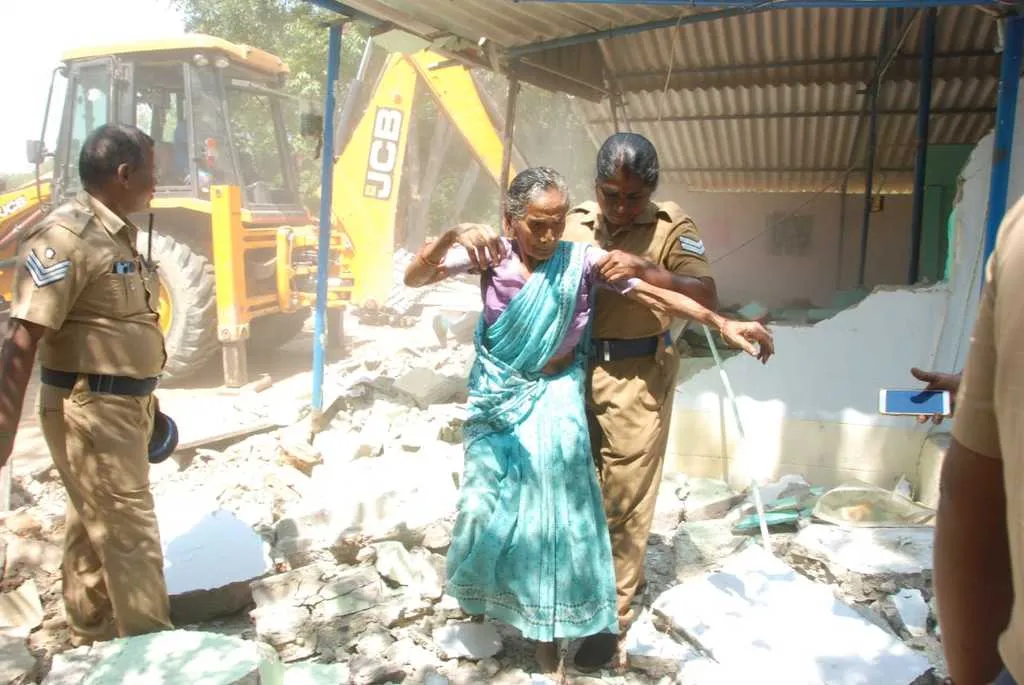  freedom fighter home; destroed in thiruchy