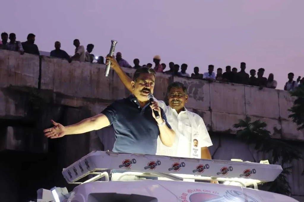 kamalhasan election campaign in soolur 
