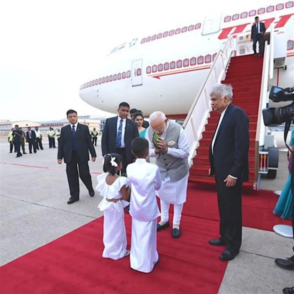 modi srilanga visit ...