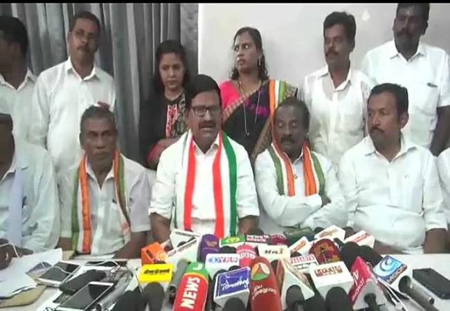 p chidambaram case tamilnadu congress party president ks azhagiri press meet 