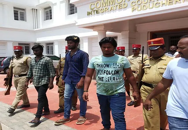 incident  of Congress leader  BJP business unit chief arrested