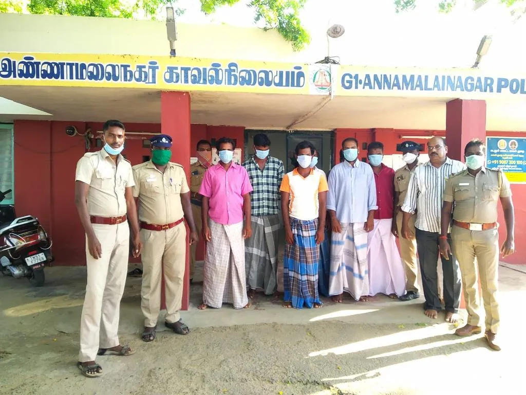  Seven persons arrested for selling illicit liquor in Chidambaram area