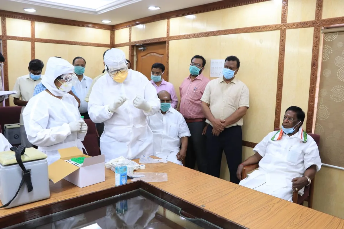  Puducherry people's representatives have no corona! Test results!