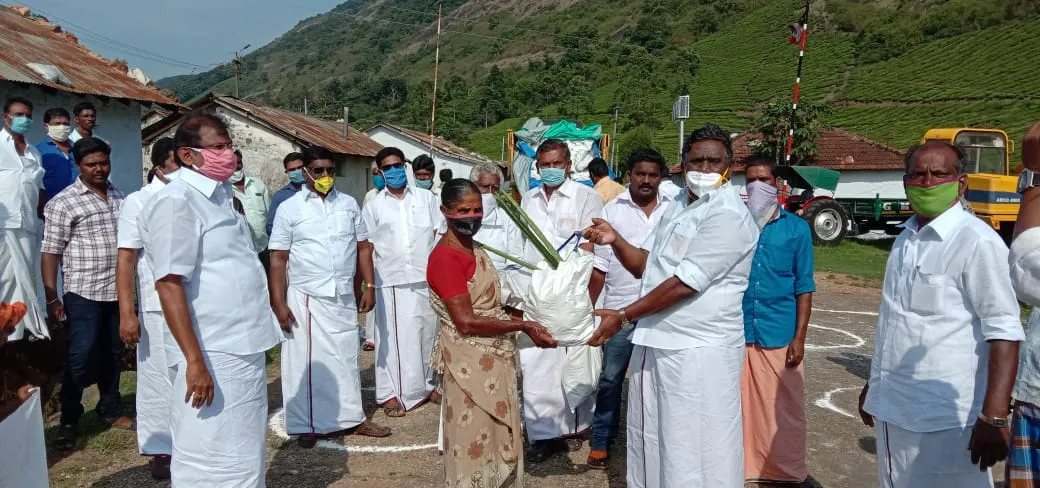  Relief for Tea Plantation workers at Meghamalai Antipathy DMK MLA presented !!