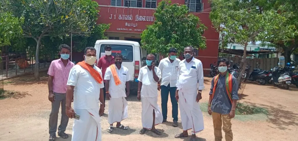 BJP leader lodges complaint with Karur MP Jyotimani
