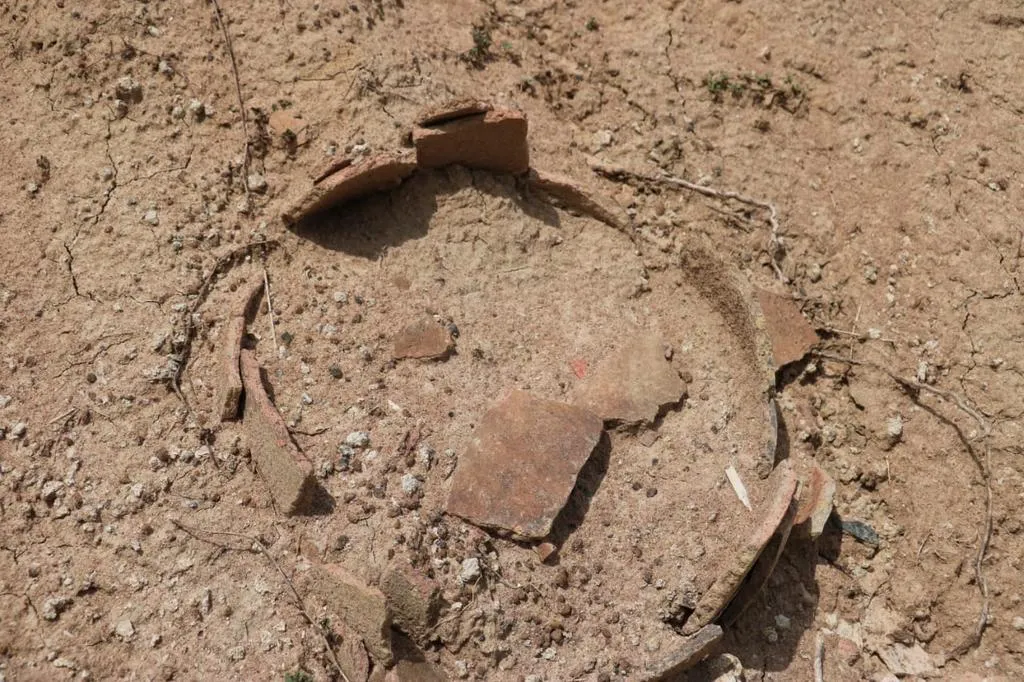 Pottery tiles, flasks, old-fashioned locks with similar codes of cruelty !!