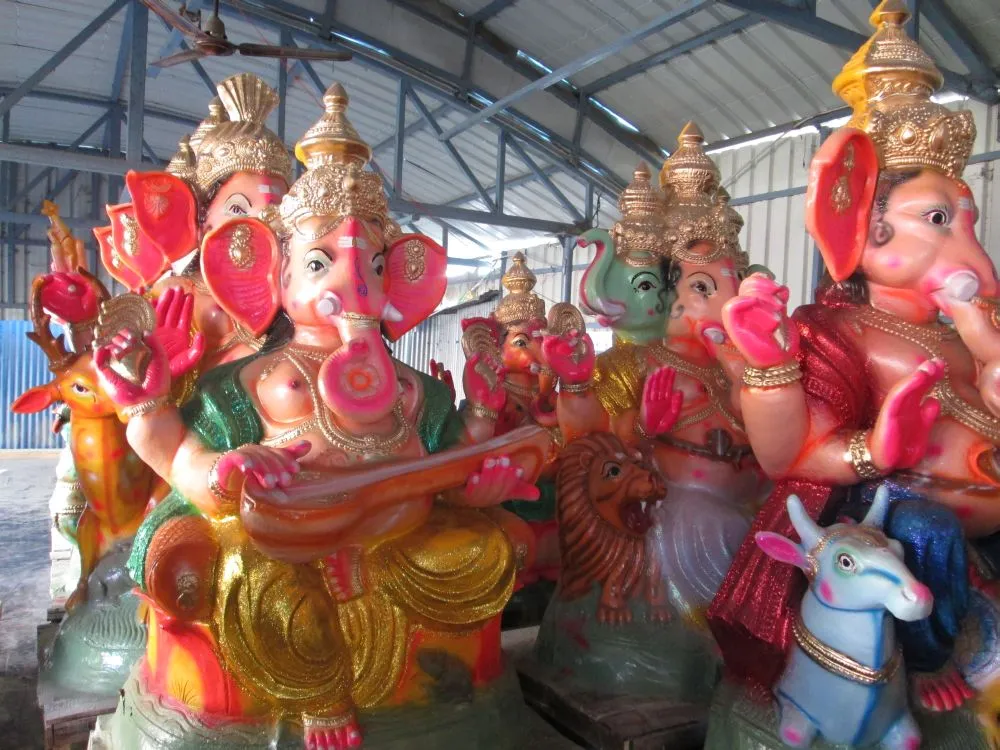 Ganesha statue production