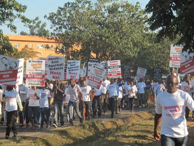 KCM march zambia