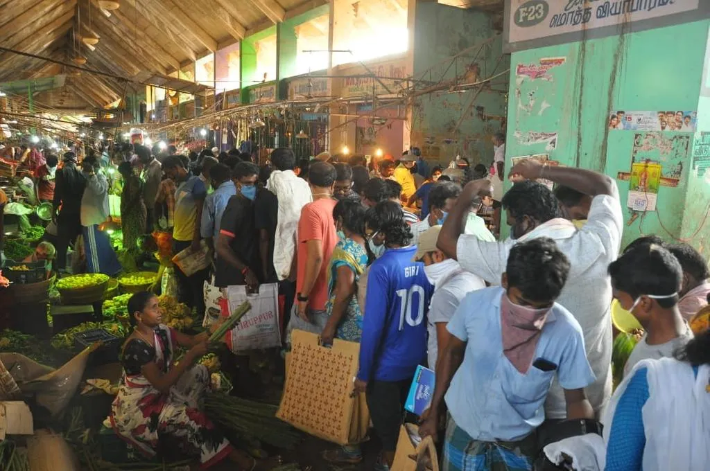  Corona Speed ​​At The Coimbatore Market!