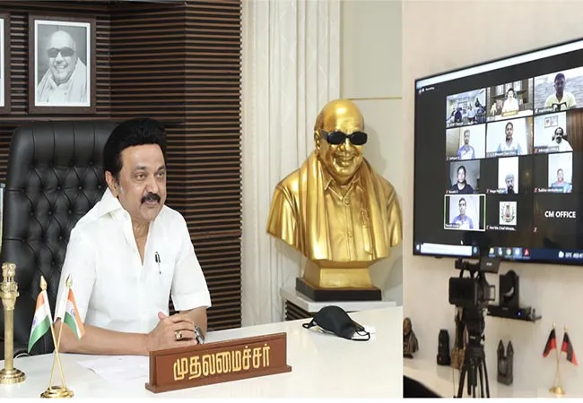 OLYMPICS TAMILNADU SPORTS PLAYERS CHIEF MINISTER MKSTALIN DISCUSSION 
