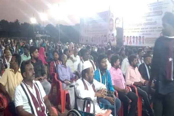 neyveli nlc issue people request to permanent  job guarantee 