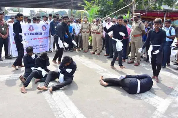 road safety awareness programme conducted in trichy 