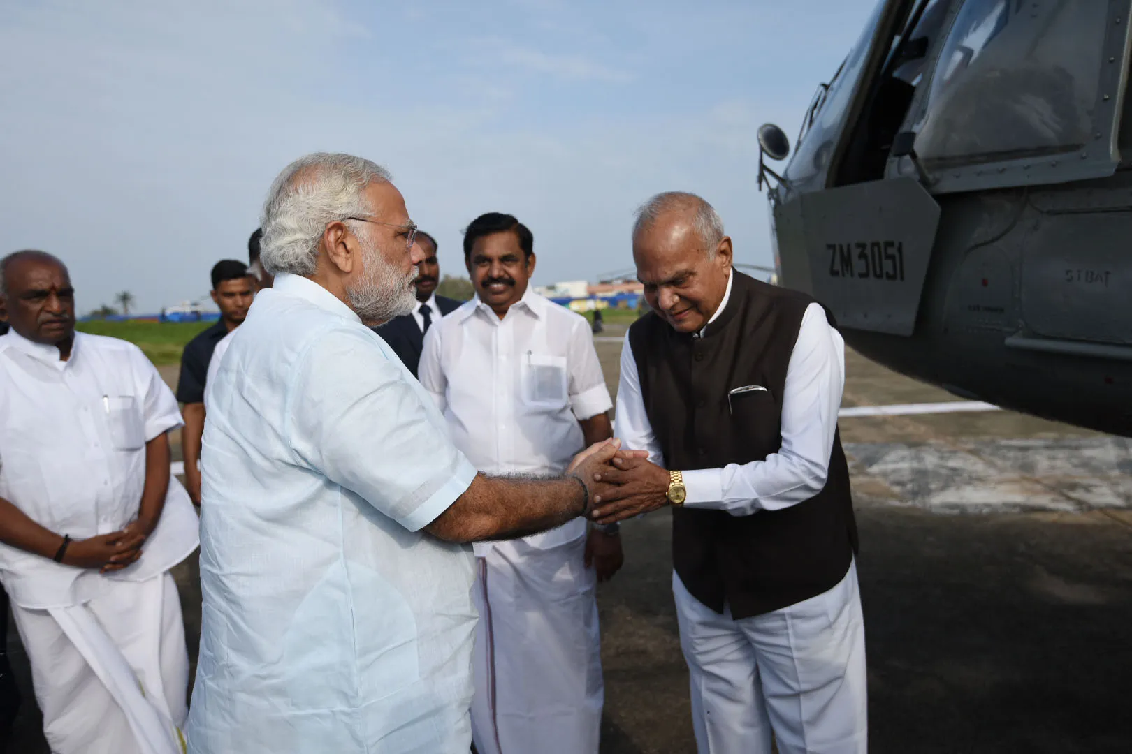 Modi on kanniyakumari; Chief Minister welcome!!