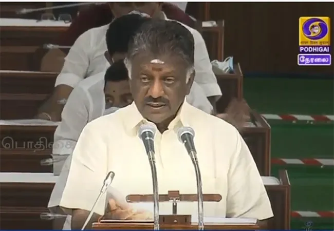TN ASSEMBLY INTERIM BUDGET 2021 OPS SPEECH 