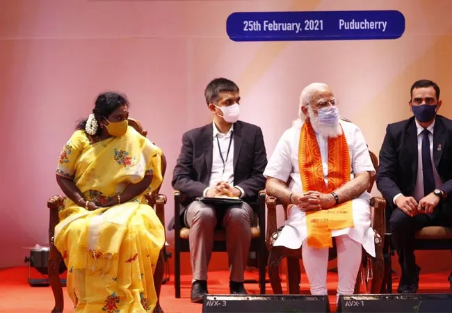 PM NARENDRA MODI SPEECH WITH JIPMER AT PUDUCHERRY 