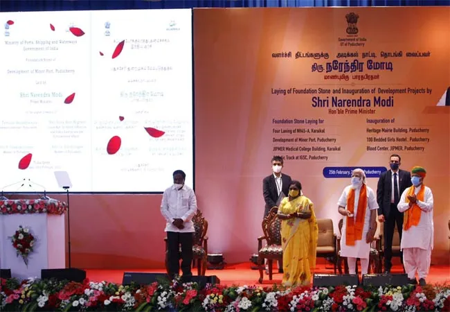 PM NARENDRA MODI SPEECH WITH JIPMER AT PUDUCHERRY 