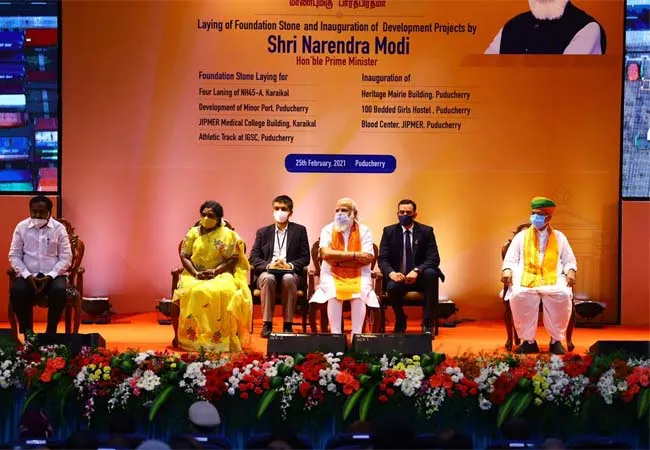 PM NARENDRA MODI SPEECH WITH JIPMER AT PUDUCHERRY 