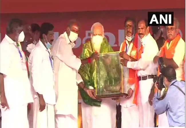 NR CONGRESS LEADER AND FORMER CM OF PUDUCHERRY RANGASAMY ELECTION CAMPAIGN 