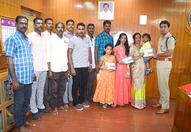 CUDDALORE POLICE TRAINING 2003 BATCH POLICE OFFICERS  HELP TO OTHER POLICE FAMILY HELP
