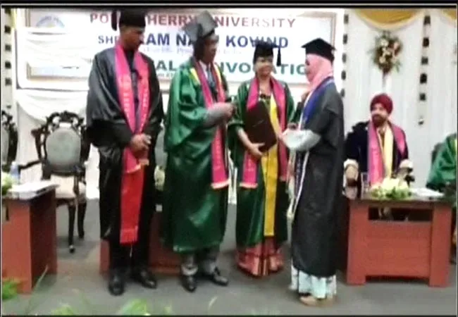 PUDUCHERRY CENTRAL UNIVERSITY 27TH GRADUATION DAY 
