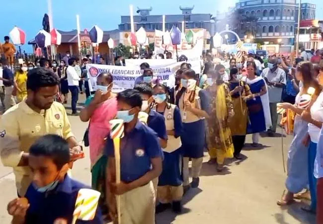 French National Day: Tribute to War Memorial in Puducherry!