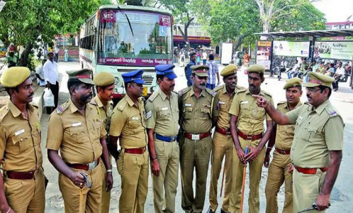 vellore police inspector home raid in corruption department take charge