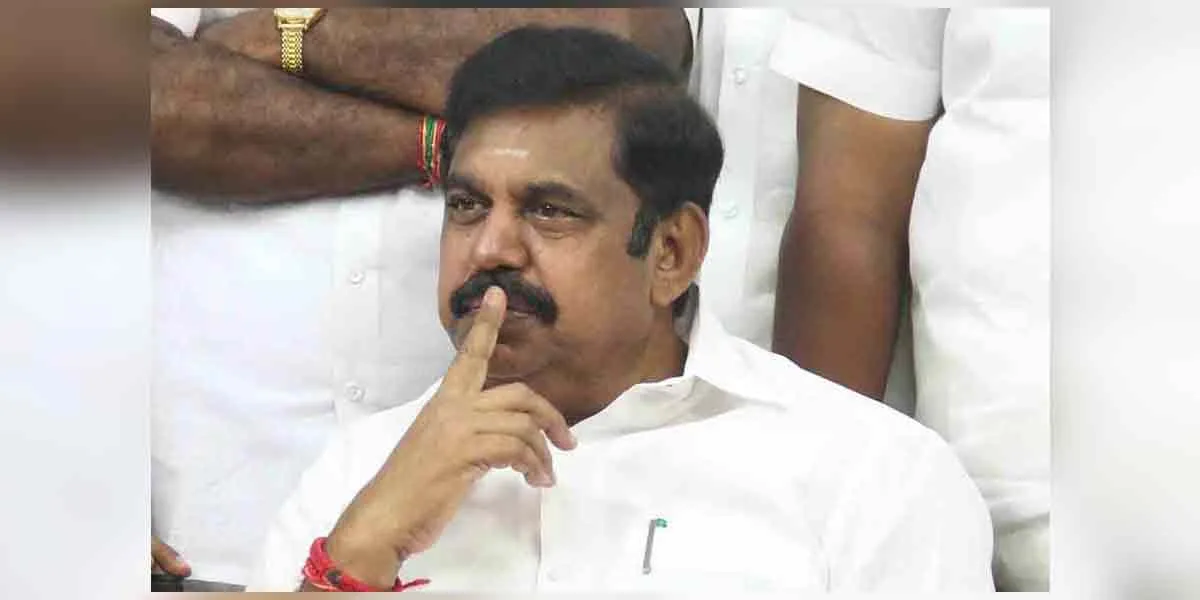  We are our own security'-edappadi condemnation