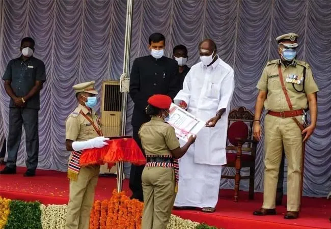 75TH INDEPENDENCE DAY OF INDIA CELEBRATION PUDUCHERRY CHIEF MINISTER SPEECH 