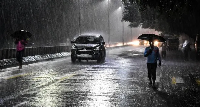 Moderate, thunderous rainfall!