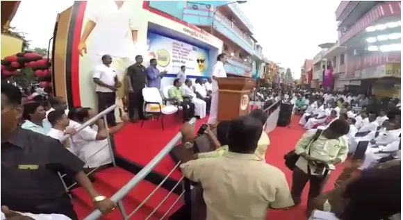 CHENNAI DMK PRESIDENT MK STALIN START THE 1000 PLACES NEW RAIN WATER HARVESTING PROJECT SAITHAI