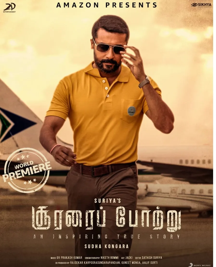 ACTOR SURYA FILM SOORARAO POTTRU DATE ANNOUNCED 
