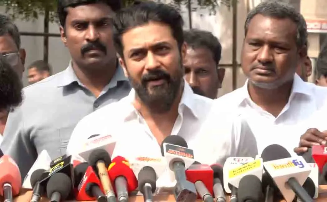 Surya tribute to Vijayakanth