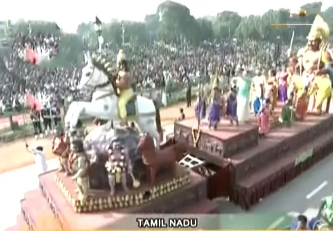 71TH REPUBLIC DAY CELEBRATION IN DELHI AT RAJ PATH PARADE TAMILNADU CULTURAL 