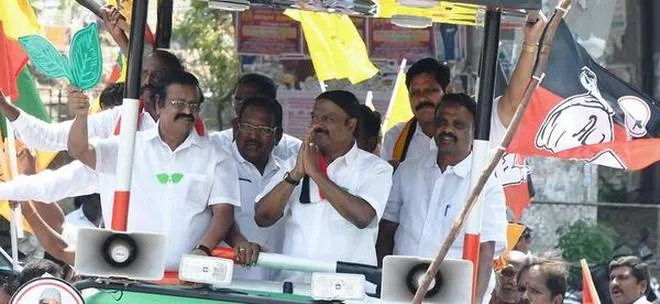 vellore constituency lok sabha election admk candidate ac shanmugam announced free education and amendment 